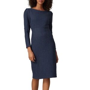 Hutch Midnight Blue Long Sleeve Dress
